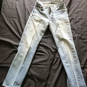 Levi 501 button fly jeans